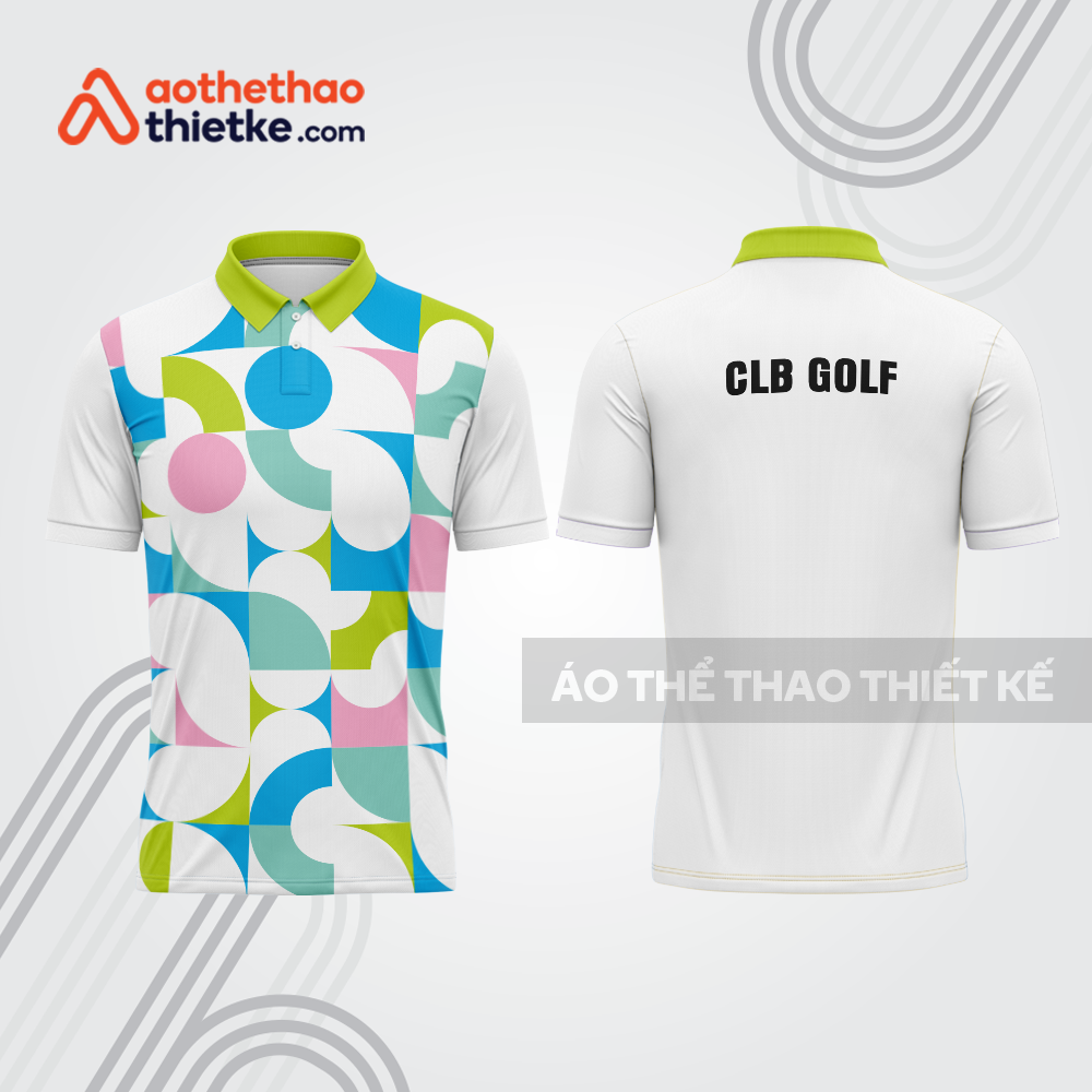 Mẫu thiết kế áo có cổ đồng phục thi đấu golf gf825