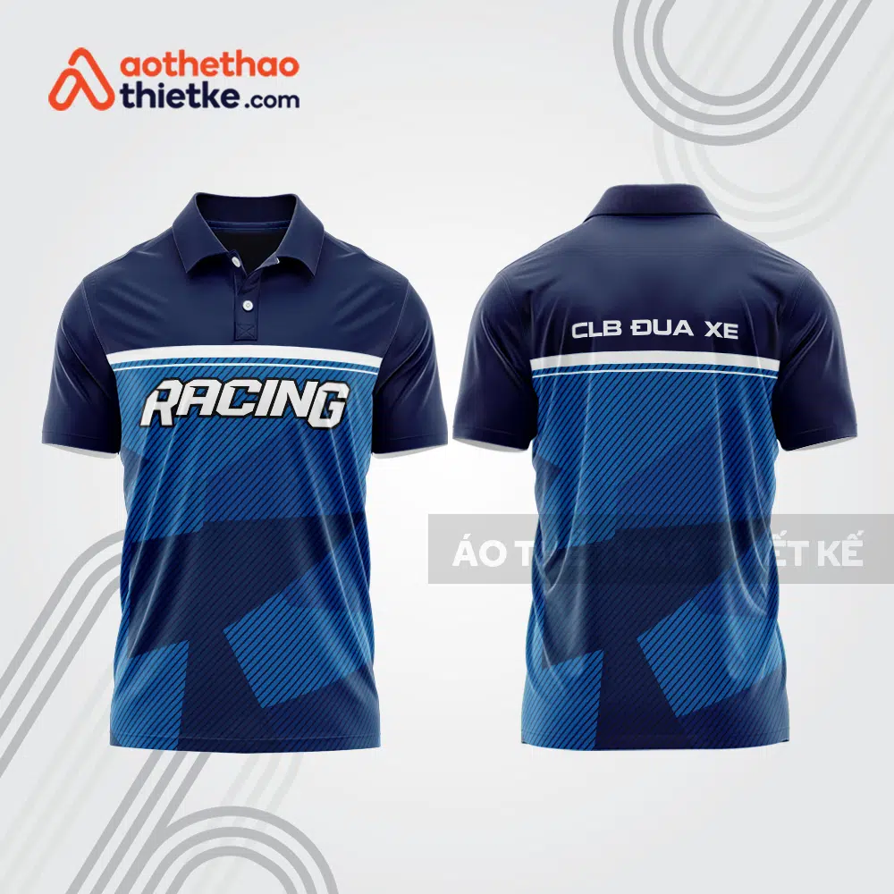Mẫu thiết kế áo polo đội đua xe mô tô & ô tô đẹp mta182