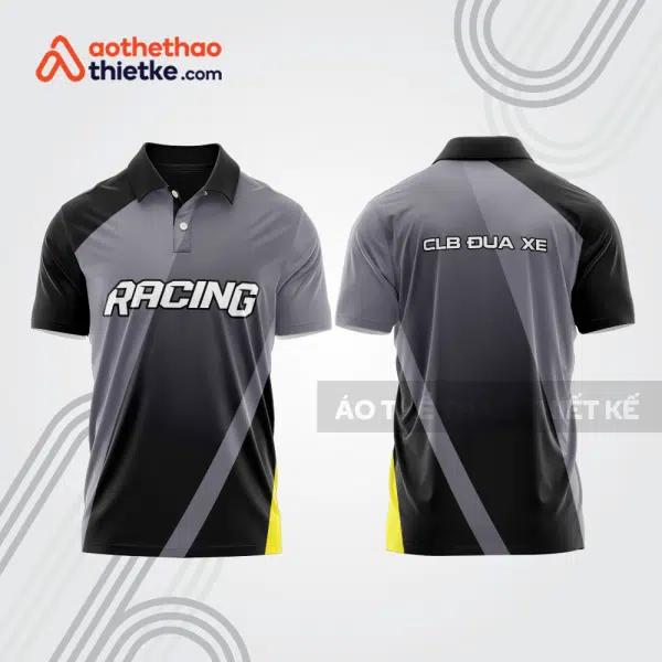 Mẫu thiết kế áo polo đội đua xe mô tô & ô tô đẹp mta183