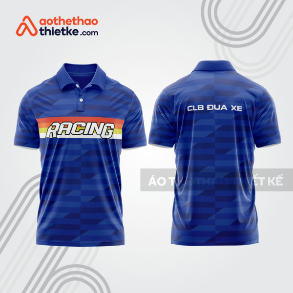 Mẫu thiết kế áo polo đội đua xe mô tô & ô tô đẹp mta193