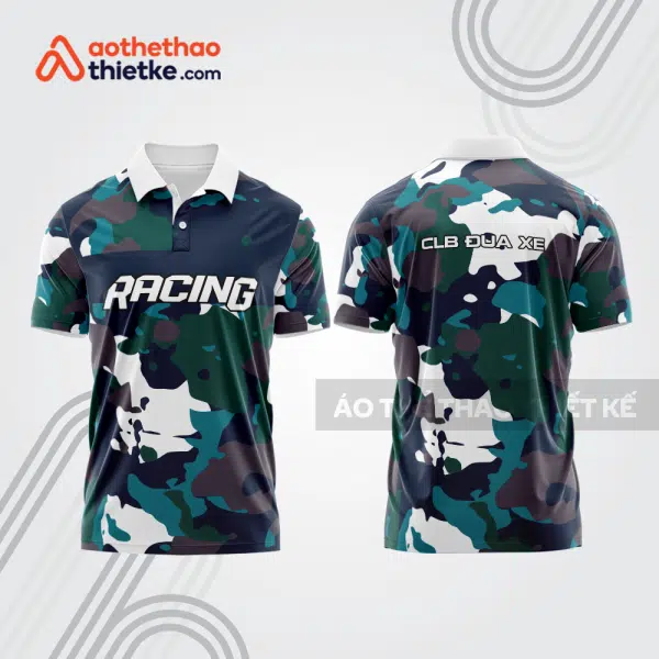 Mẫu thiết kế áo polo đội đua xe mô tô & ô tô đẹp mta194