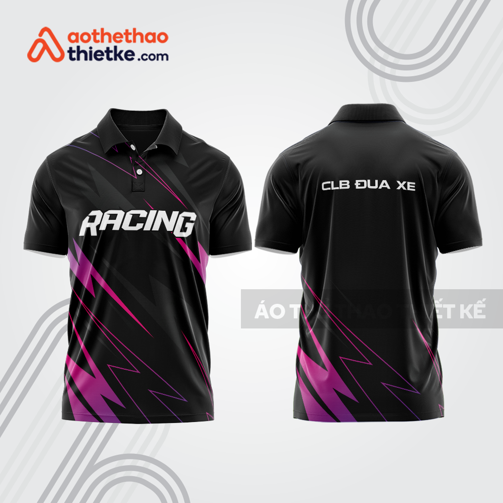 Mẫu thiết kế áo polo đội đua xe mô tô & ô tô đẹp mta196