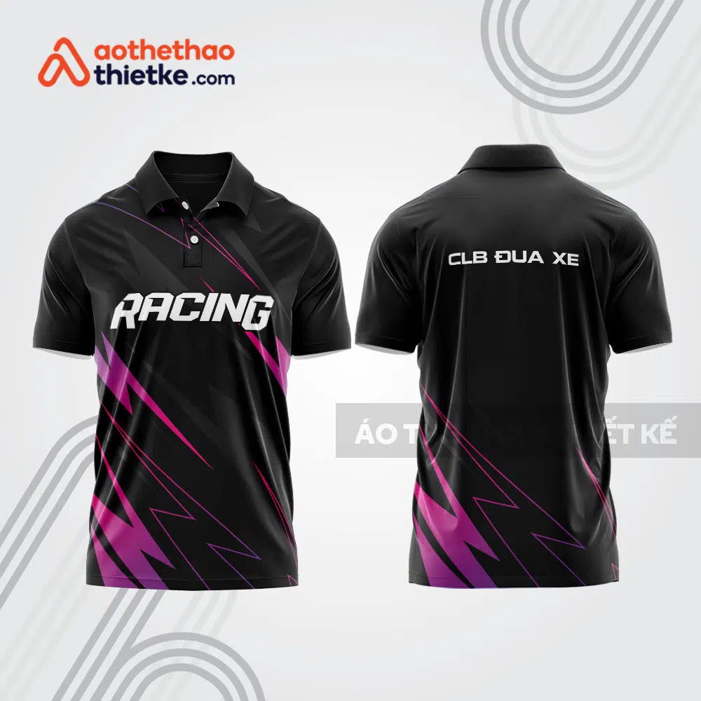 Mẫu thiết kế áo polo đội đua xe mô tô & ô tô đẹp mta196
