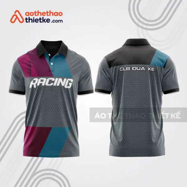 Mẫu thiết kế áo polo đội đua xe mô tô & ô tô đẹp mta197