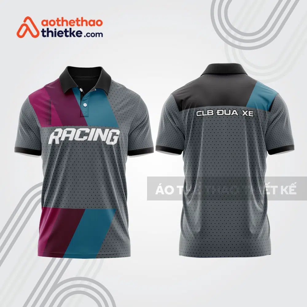 Mẫu thiết kế áo polo đội đua xe mô tô & ô tô đẹp mta197