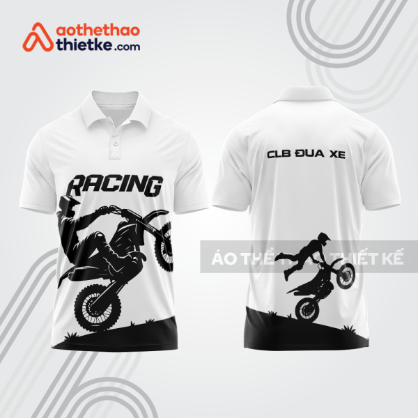 Mẫu thiết kế áo polo đội đua xe mô tô & ô tô đẹp mta207