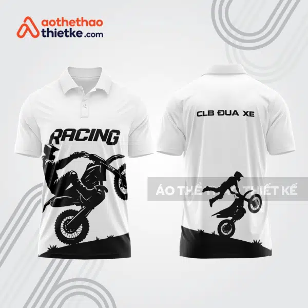 Mẫu thiết kế áo polo đội đua xe mô tô & ô tô đẹp mta207