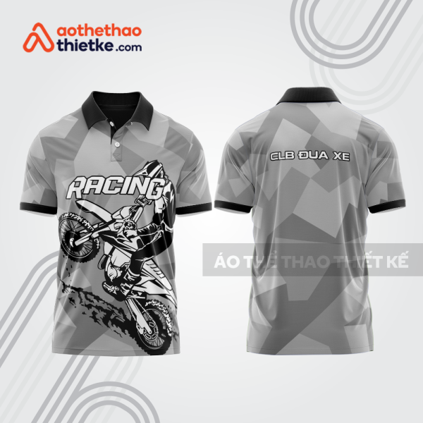 Mẫu thiết kế áo polo đội đua xe mô tô & ô tô đẹp mta209