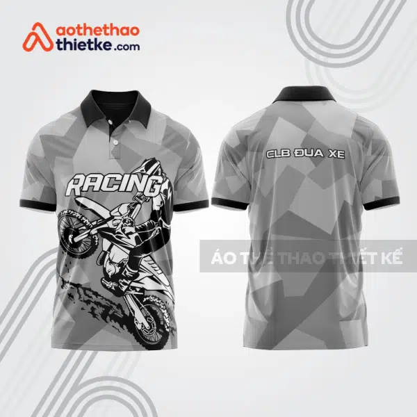 Mẫu thiết kế áo polo đội đua xe mô tô & ô tô đẹp mta209