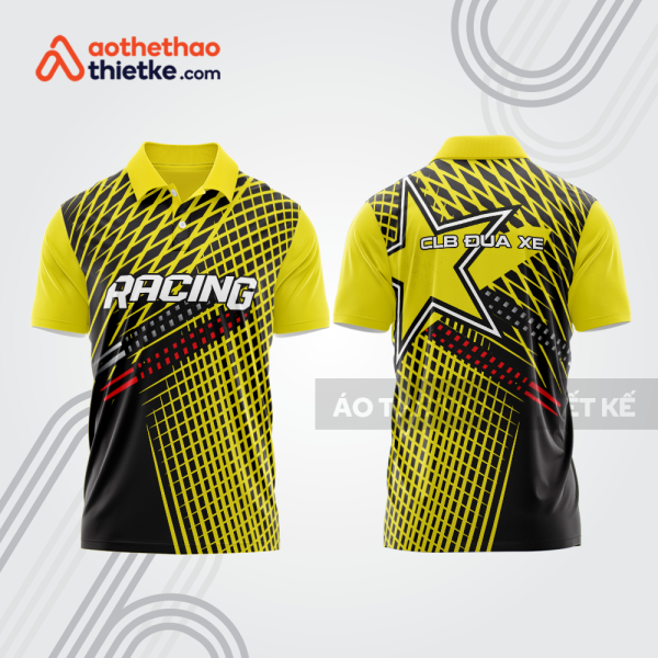Mẫu thiết kế áo polo đội đua xe mô tô & ô tô đẹp mta213