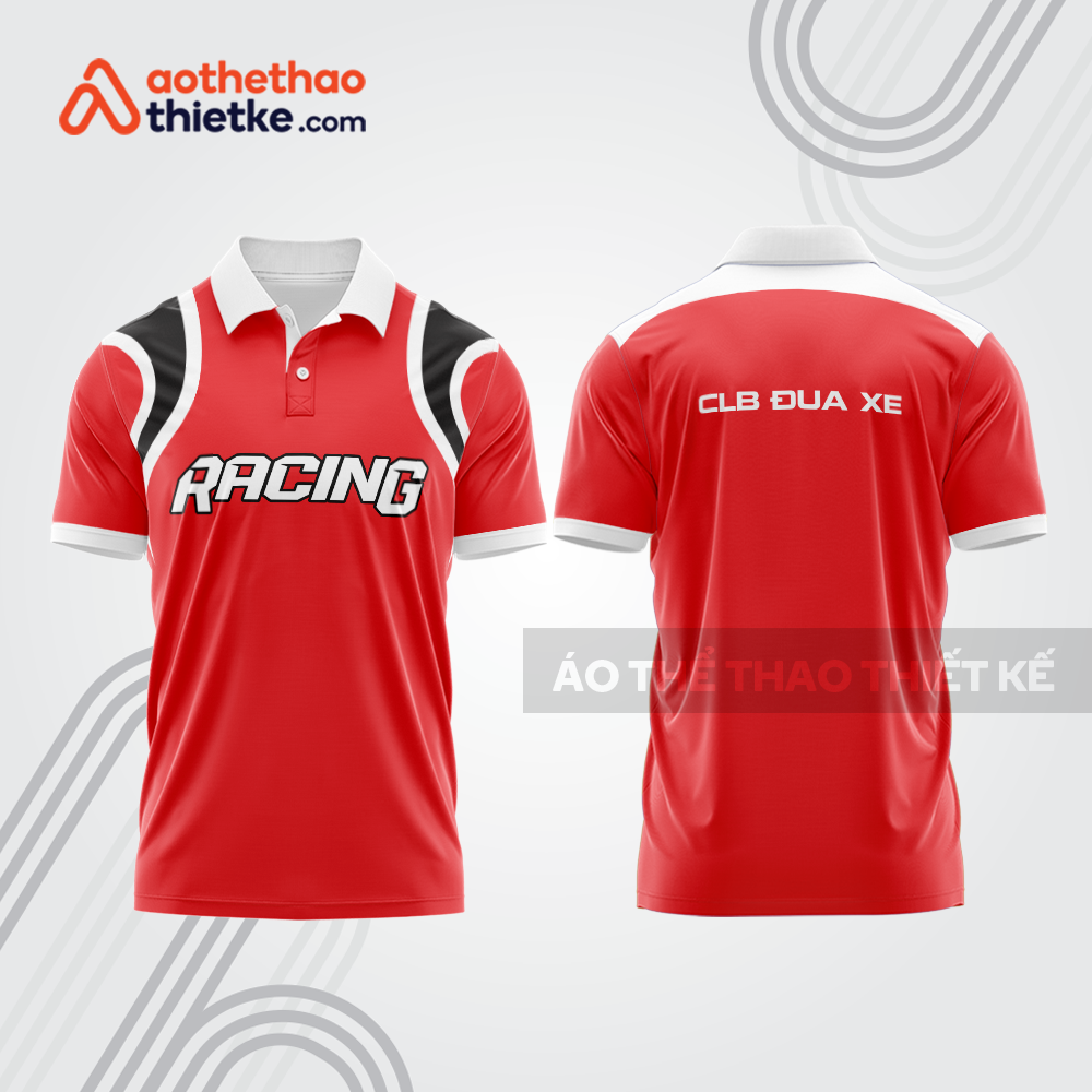 Mẫu thiết kế áo polo đội đua xe mô tô & ô tô đẹp mta215