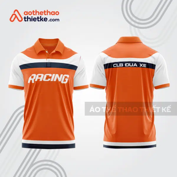 Mẫu thiết kế áo polo đội đua xe mô tô & ô tô đẹp mta227