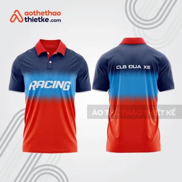 Mẫu thiết kế áo polo đội đua xe mô tô & ô tô đẹp mta229