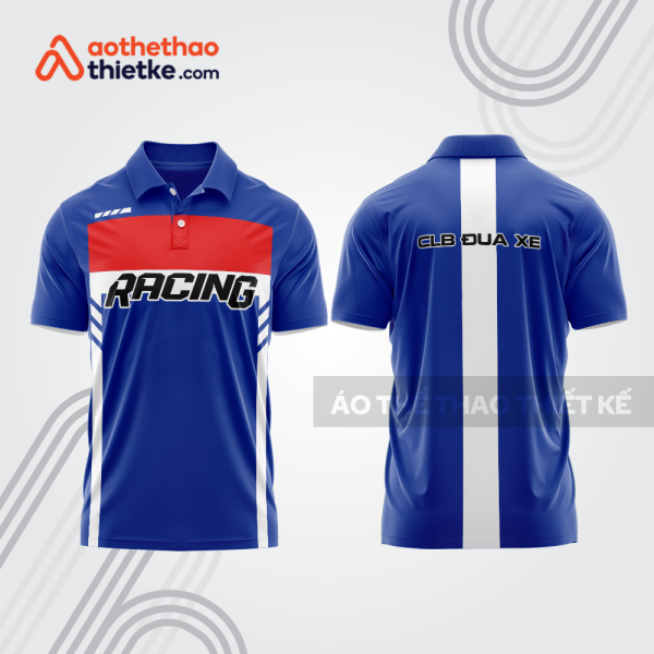 Mẫu thiết kế áo polo đội đua xe mô tô & ô tô đẹp mta233