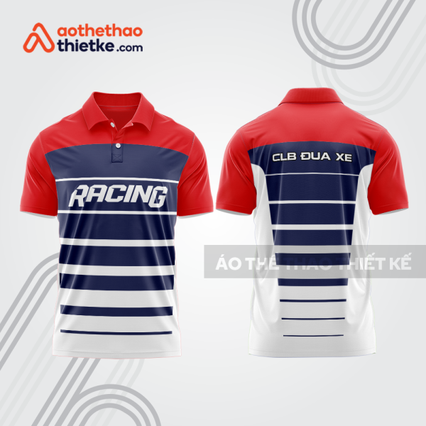 Mẫu thiết kế áo polo đội đua xe mô tô & ô tô đẹp mta234