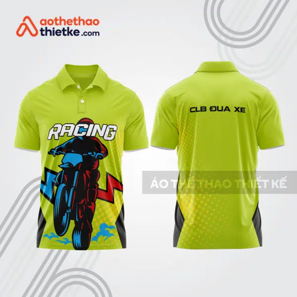 Mẫu thiết kế áo polo đội đua xe mô tô & ô tô đẹp mta249