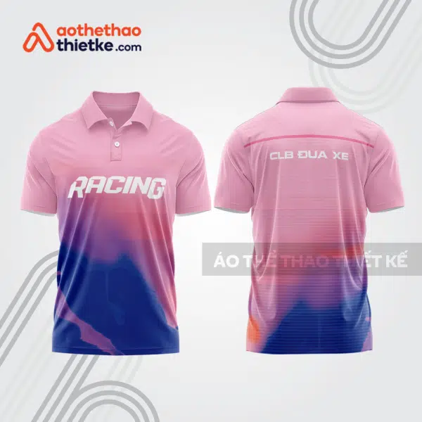 Mẫu thiết kế áo polo đội đua xe mô tô & ô tô đẹp mta251