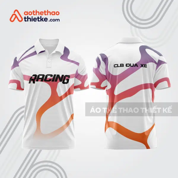 Mẫu thiết kế áo polo đội đua xe mô tô & ô tô đẹp mta263