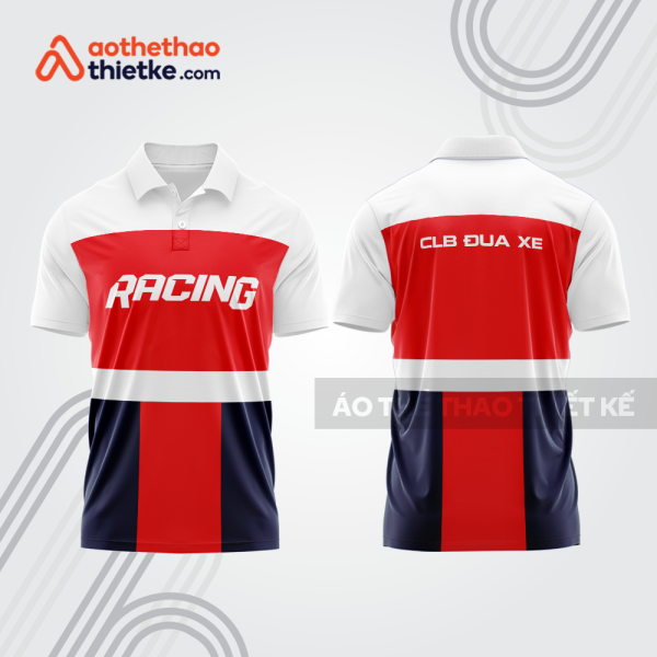 Mẫu thiết kế áo polo đội đua xe mô tô & ô tô đẹp mta266