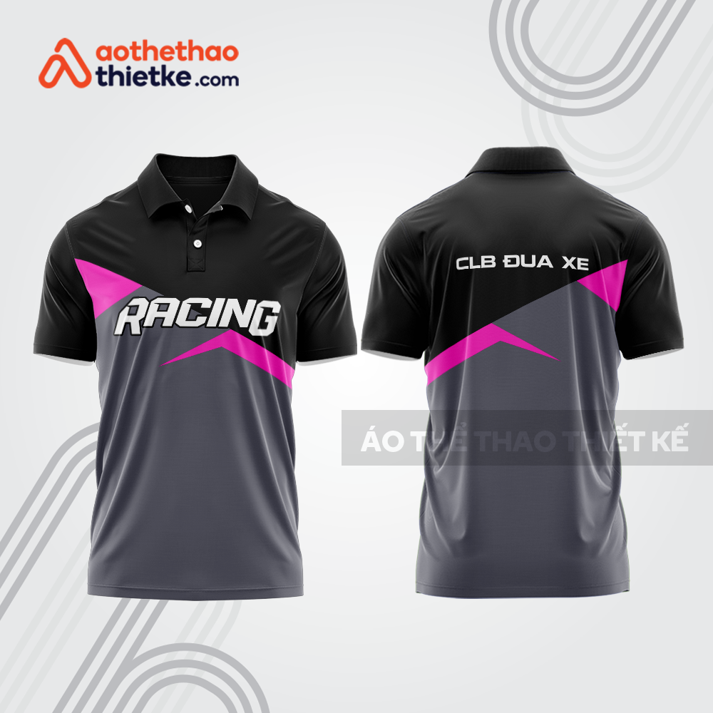 Mẫu thiết kế áo polo đội đua xe mô tô & ô tô đẹp mta270