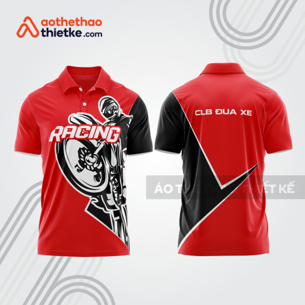 Mẫu thiết kế áo polo đội đua xe mô tô & ô tô đẹp mta300