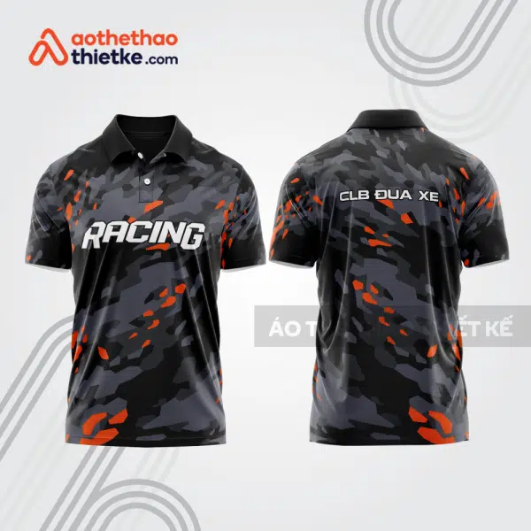 Mẫu thiết kế áo đồng phục polo đội đua xe mô tô & ô tô đẹp mta309