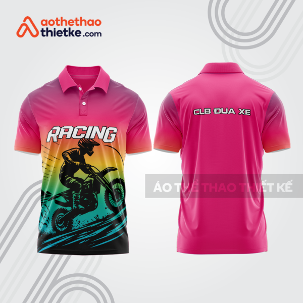 Mẫu thiết kế áo đồng phục polo đội đua xe mô tô & ô tô đẹp mta311