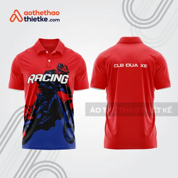 Mẫu thiết kế áo đồng phục polo đội đua xe mô tô & ô tô đẹp mta312
