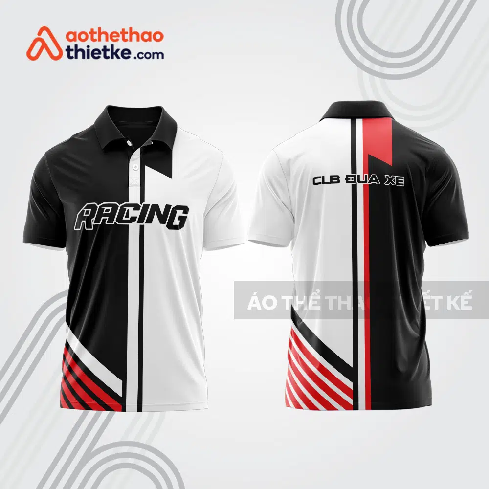 Mẫu thiết kế áo đồng phục polo đội đua xe mô tô & ô tô đẹp mta313