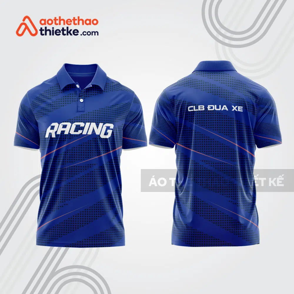 Mẫu thiết kế áo đồng phục polo đội đua xe mô tô & ô tô đẹp mta315