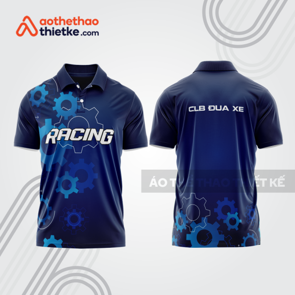 Mẫu thiết kế áo đồng phục polo đội đua xe mô tô & ô tô đẹp mta319