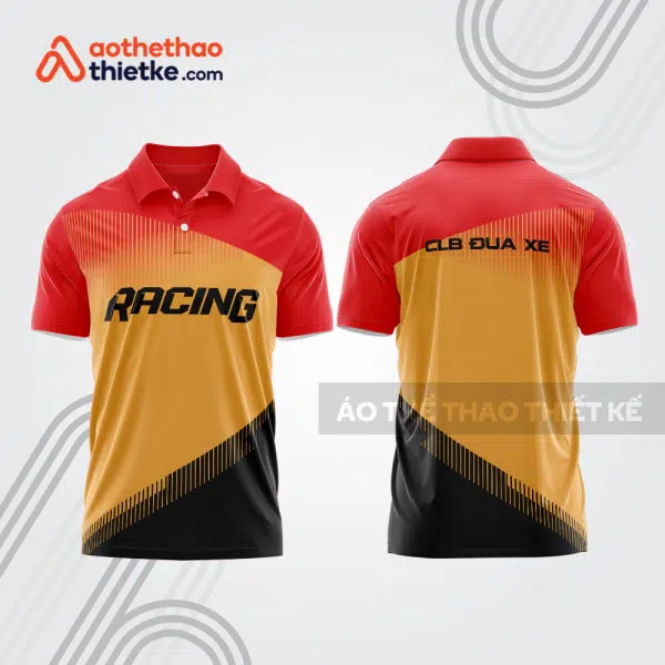 Mẫu thiết kế áo đồng phục polo đội đua xe mô tô & ô tô đẹp mta326