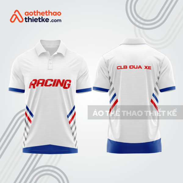 Mẫu thiết kế áo đồng phục polo đội đua xe mô tô & ô tô đẹp mta327
