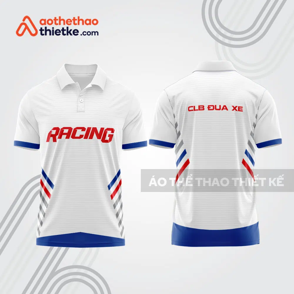 Mẫu thiết kế áo đồng phục polo đội đua xe mô tô & ô tô đẹp mta327
