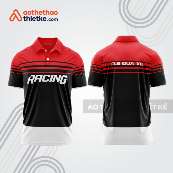 Mẫu thiết kế áo đồng phục polo đội đua xe mô tô & ô tô đẹp mta329