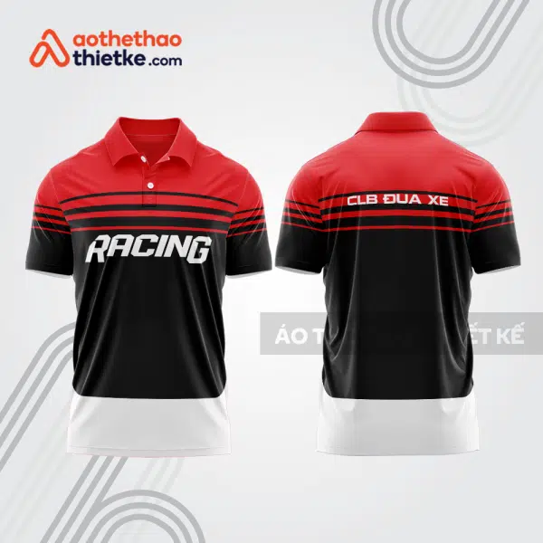 Mẫu thiết kế áo đồng phục polo đội đua xe mô tô & ô tô đẹp mta329