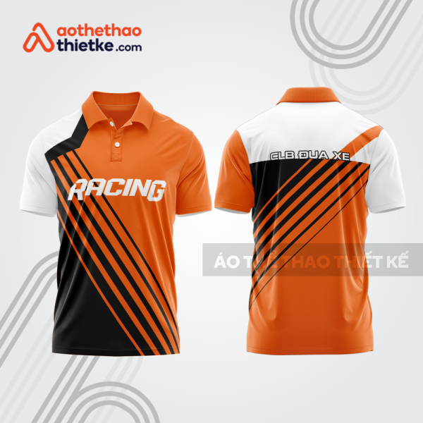 Mẫu thiết kế áo đồng phục polo đội đua xe mô tô & ô tô đẹp mta335