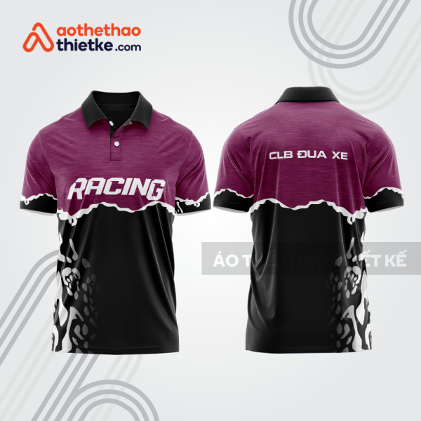 Mẫu thiết kế áo đồng phục polo đội đua xe mô tô & ô tô đẹp mta337