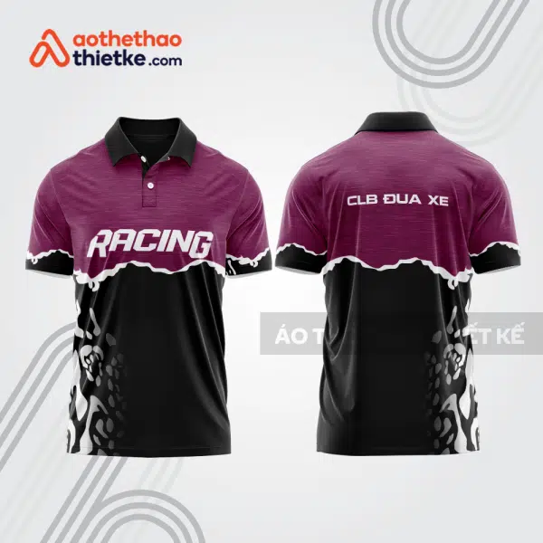 Mẫu thiết kế áo đồng phục polo đội đua xe mô tô & ô tô đẹp mta337