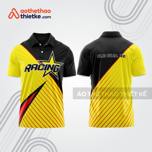 Mẫu thiết kế áo đồng phục polo đội đua xe mô tô & ô tô đẹp mta340