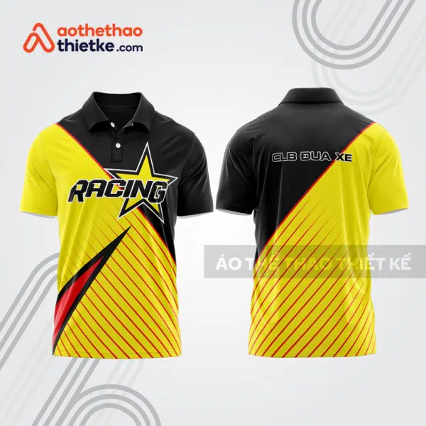 Mẫu thiết kế áo đồng phục polo đội đua xe mô tô & ô tô đẹp mta340