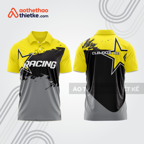 Mẫu thiết kế áo đồng phục polo đội đua xe mô tô & ô tô đẹp mta341
