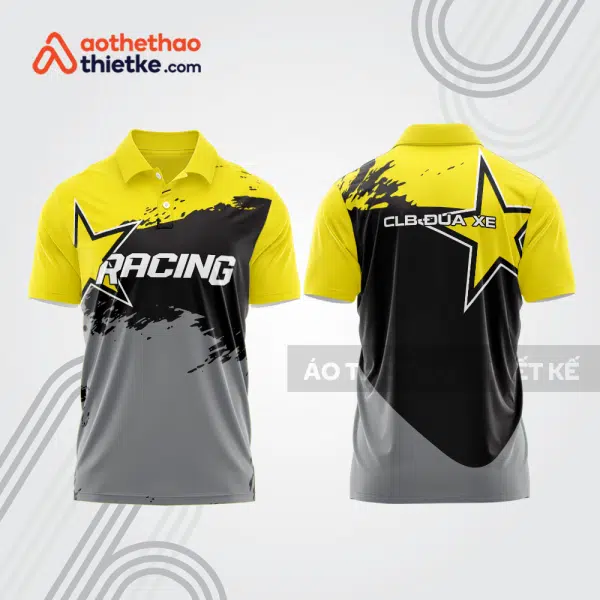 Mẫu thiết kế áo đồng phục polo đội đua xe mô tô & ô tô đẹp mta341