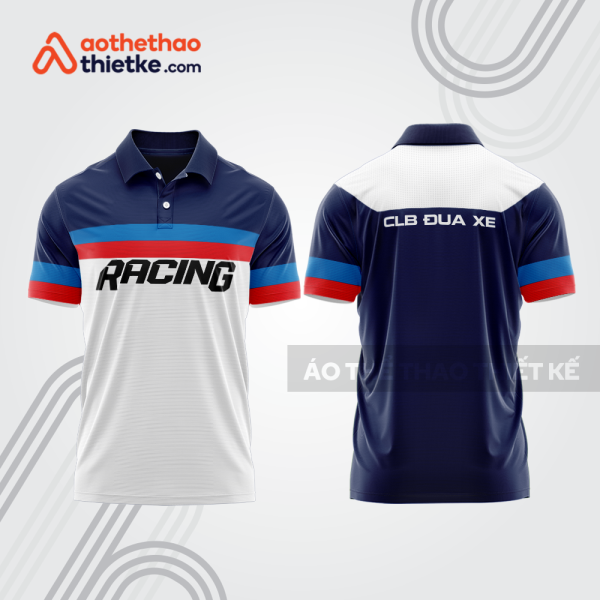 Mẫu thiết kế áo đồng phục polo đội đua xe mô tô & ô tô đẹp mta343
