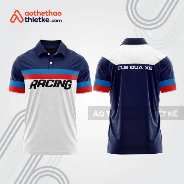 Mẫu thiết kế áo đồng phục polo đội đua xe mô tô & ô tô đẹp mta343
