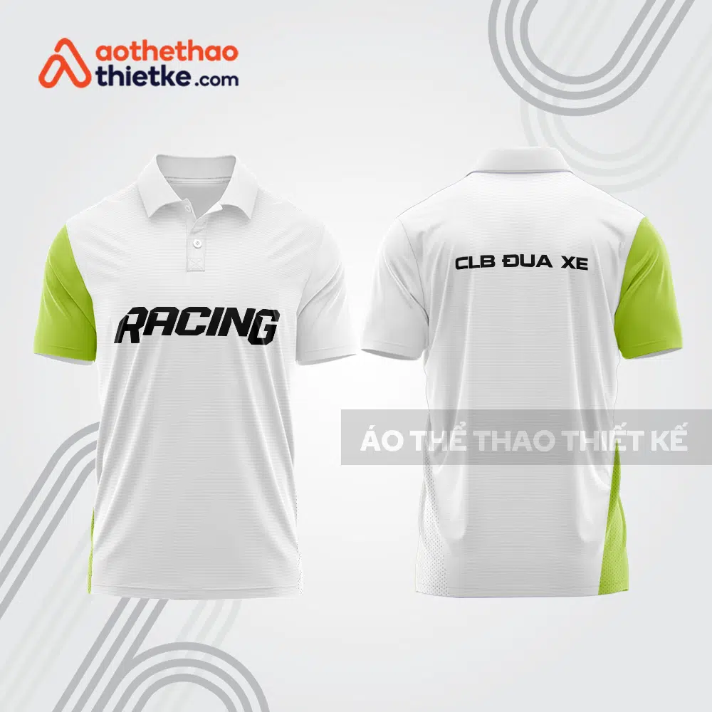 Mẫu thiết kế áo đồng phục polo đội đua xe mô tô & ô tô đẹp mta349