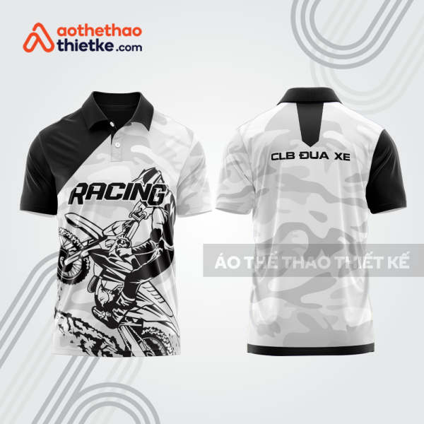 Mẫu thiết kế áo đồng phục polo đội đua xe mô tô & ô tô đẹp mta351
