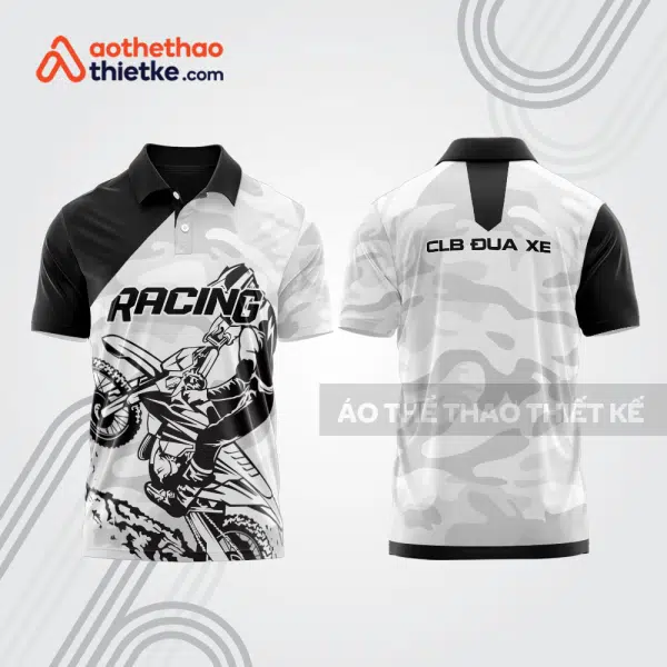 Mẫu thiết kế áo đồng phục polo đội đua xe mô tô & ô tô đẹp mta351