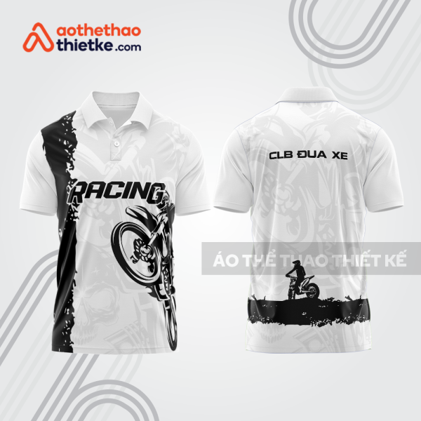 Mẫu thiết kế áo đồng phục polo đội đua xe mô tô & ô tô đẹp mta352