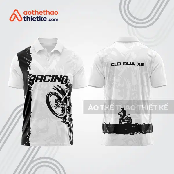 Mẫu thiết kế áo đồng phục polo đội đua xe mô tô & ô tô đẹp mta352